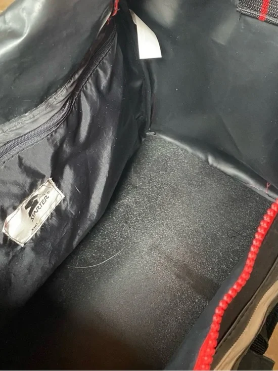 Vintage Ottawa Senators 90’s Starter Duffel Bag NHL Black Red Hockey Gym Travel - Picture 7 of 9